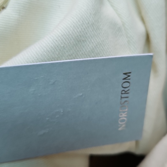 Nordstrom Pink and Cream Woven Tote - Picture 9 of 10